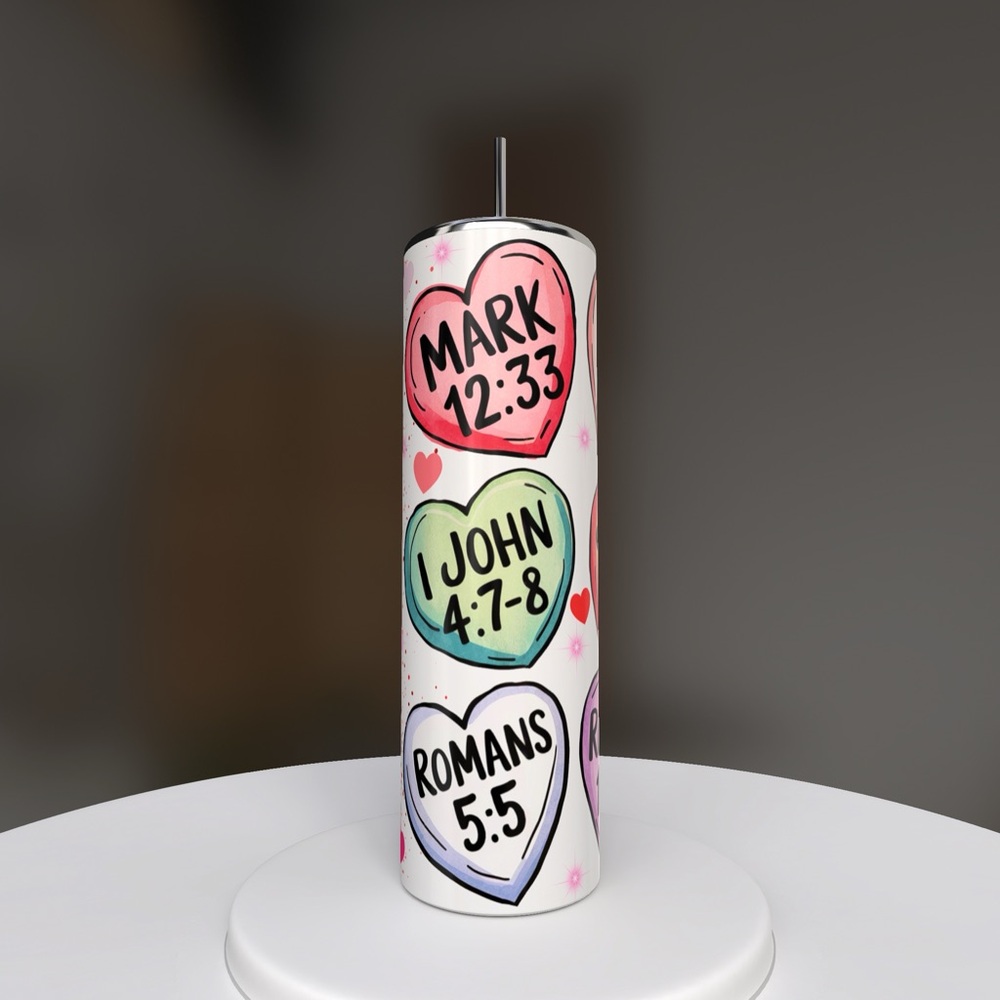 Valentines Bible Tumbler